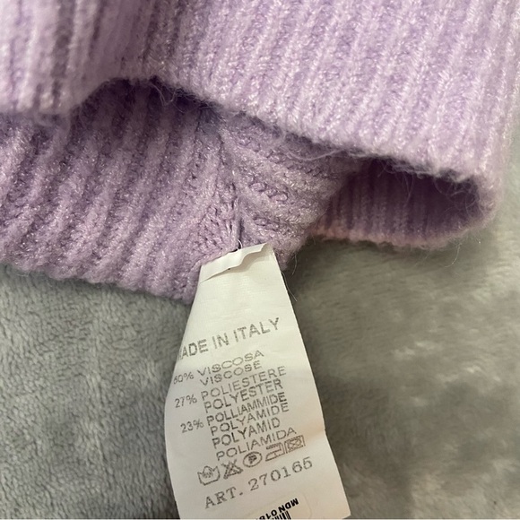 Apparis Purple Rib Knit Cardigan Sweater 3022 - Picture 6 of 11